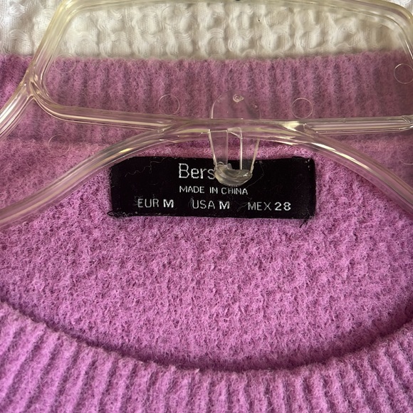 Pink Bershka Crew Neck Sweater - Picture 3 of 4